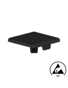 Cover cap aluminium profile ESD Black | EASI-Spare