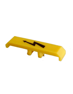 Terminal warning label lightning symbol | EASI-Spare