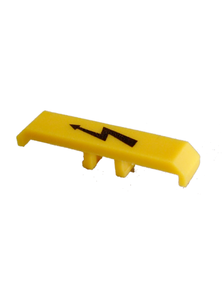 Terminal warning label lightning symbol | EASI-Spare