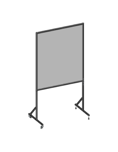 Magnetic whiteboard dry erase kit & stand with wheels | EASI-Spare