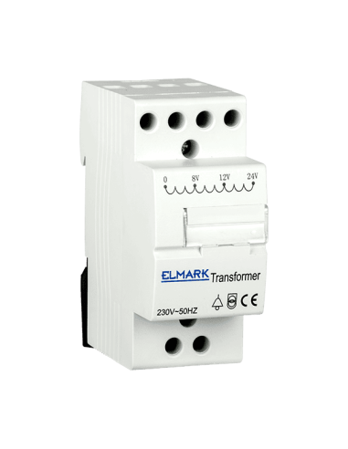 Electrical transformer 8-12-24V DIN rail mounting | EASI-Spare