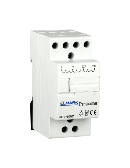 Electrical transformer 8-12-24V DIN rail mounting | EASI-Spare