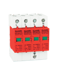 Surge arrester 3P+N or 4-pole for protecting circuits | EASI-spare
