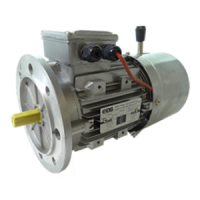 3-phase brake motor 220/380V 1500 rev B5