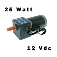 Geared motor 12VDC compact type 3 - 25W