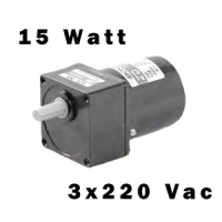 Compact geared motor T3 3x230 three rpm 15W | EASI-Spare