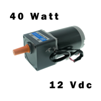 Compact geared motor type 4 12VDC 40W