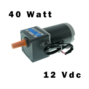 Compact geared motor type 4 12VDC 40W