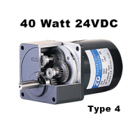 Compact geared motor type 4 24VDC 3000rpm 40W
