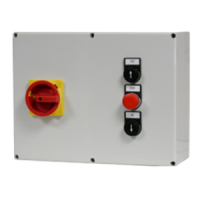 Engine starter box 7.5kW raise/lower with end positions