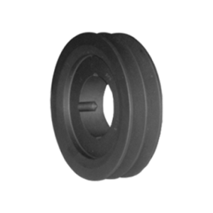 SPZ v-belt trapezoidal pulley 2 grooves with hub | Easi-spare