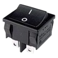 Pushbutton 19x22mm bipolar 2NO, ON/OFF | EASI-Spare