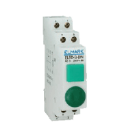 Modular button with LED indicator DIN rail mounting | EASI-Spare