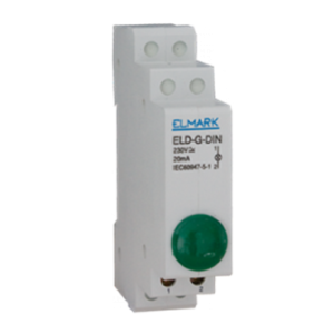 Modular button with LED indicator DIN rail mounting | EASI-Spare