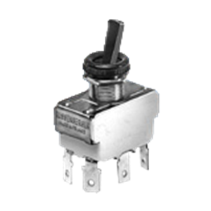 Black nylon toggle switch Ø12mm | EASI-Spare