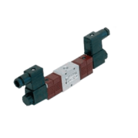 Electrically-operated pneumatic solenoid valve