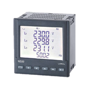 Wattmeter ND 20 3-phase 230/400V 5A V, I, P (Q, S), F, PF, THD RS485