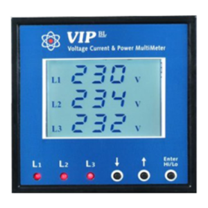 Digital wattmeter three-phase & single-phase U, I, P | EASI-Spare