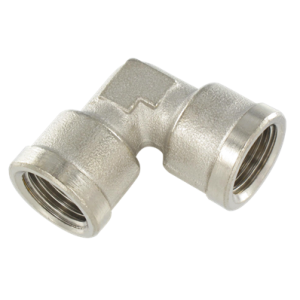 Conical brass female connection in equal L