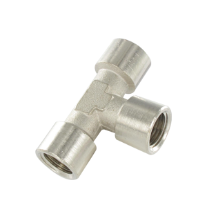 T equal female cylindrical nickel-plated brass | Easi-spare