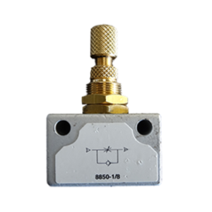 Flow control valve in-line