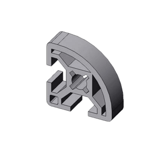 Aluminium profile 30x30R