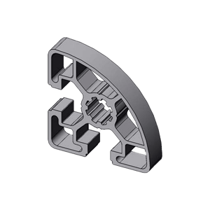 Aluminium profile 45x45R