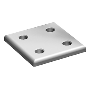 Square connection plate for aluminium profile | Easi-spare