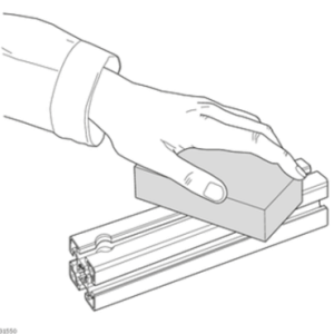Rubber for aluminium profile