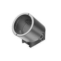 Angle connector 45° round Ø28 aluminium profile tube | EASI-Spare