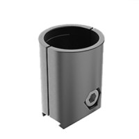 Angle connector 90° round aluminium profile tube | EASI-Spare