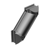 Angle connector 90° round aluminium profile | EASI-Spare