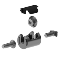 T-connector round profile | EASI-Spare
