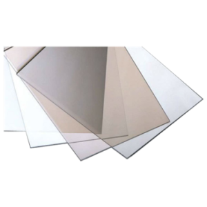 Colourless polycarbonate plate incolore