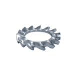 Serrated washers in stainless steel A2 large DIN 6798-A M10