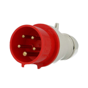 Male plugs 3P+N+T phase inversion with rotation