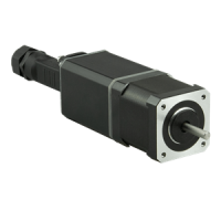 Stepper motor with driver STEP/DIR integrated. 1,6A,12-48VDC, 4,4N.m, IP65
