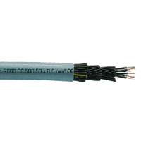 Flexible multi-conductor electric cable