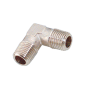 Conical brass connector MM in equal L