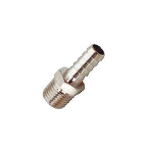 Nickel-plated brass conical male barb connector | Easi-spare