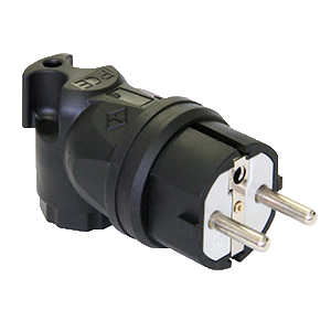 Single-phase sockets and plugs