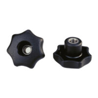 Star knobs with threaded through hole | Easi-spare