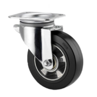 Heavy duty swivel castor wheel with a flange mount | Easi-Spare