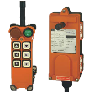 Radio remote control 3 axes, 2 directions