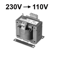 Single-phase transformer 230V / 110V
