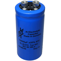 Electrolytic filter capacitor 63 V | EASI-Spare