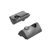 Stainless steel T-slot nut with ball for profile Aluneed TI