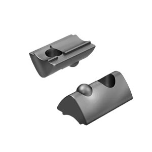 Stainless steel T-slot nut with ball for profile Aluneed TI