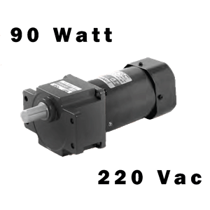 Compact speed adjustable motor T5GU, 220V 90W Output speed: 7 RPM