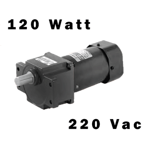 Compact gear motor T5GU, 220V 120W Output speed:7 RPM